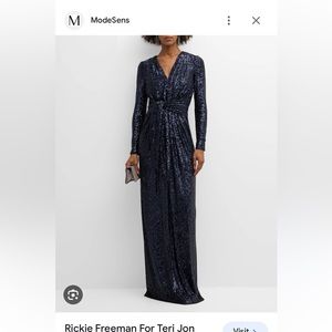 Elegant navy dress perfect for a special occasion. Never worn.